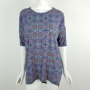 Lularoe Geometric Print Irma Tunic Top Size XS